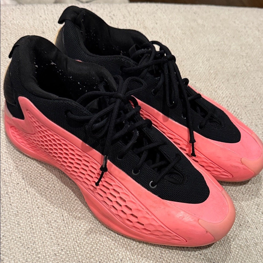 Adidas AE 1 Low Mural Acid Orange JI4068 Men's Basketball Shoes